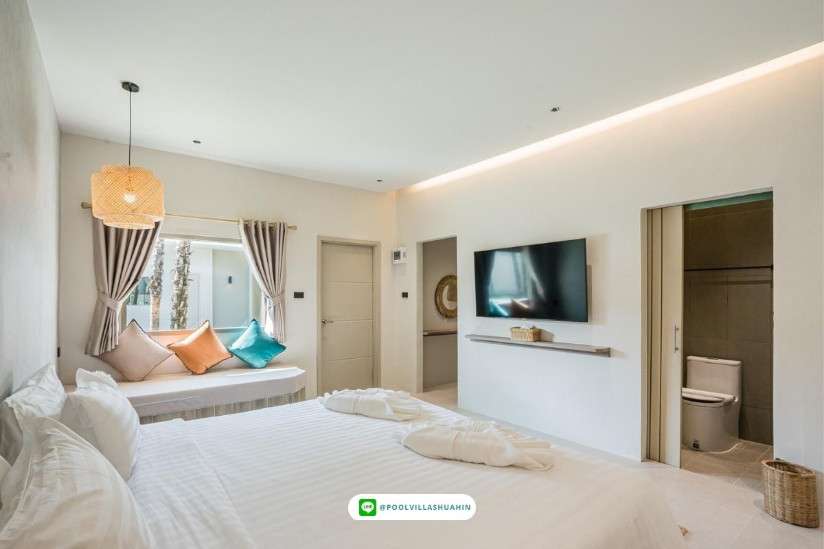Fresh air beachfront pool villa - Image 33