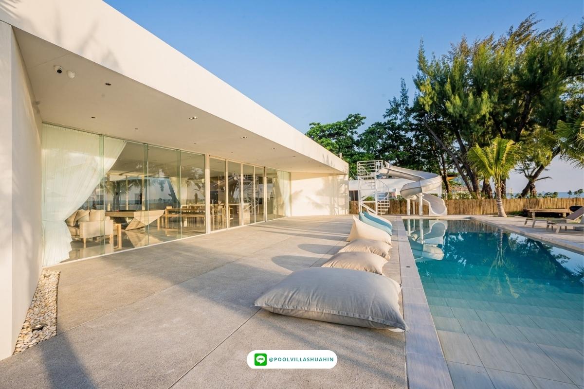 Fresh air beachfront pool villa - Image 40