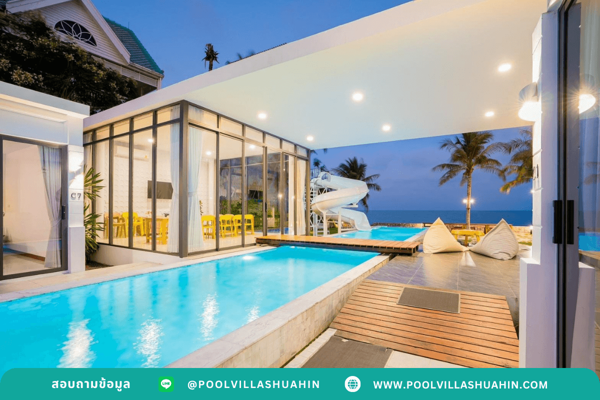 OVER CROSS BEACHFRONT POOL VILLA @ CHA AM - Image 10